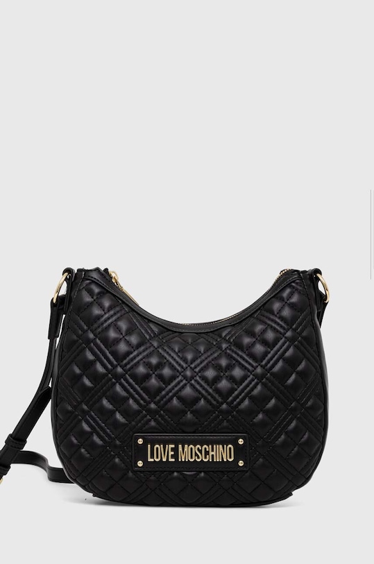 Torba Love Moschino bez uzorka crna JC4015PP1CLA0000