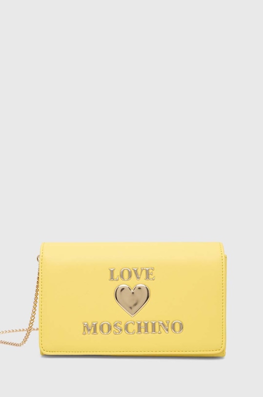 Love Moschino kézitáska szintetikus bőr sárga JC4083PP1CLF0