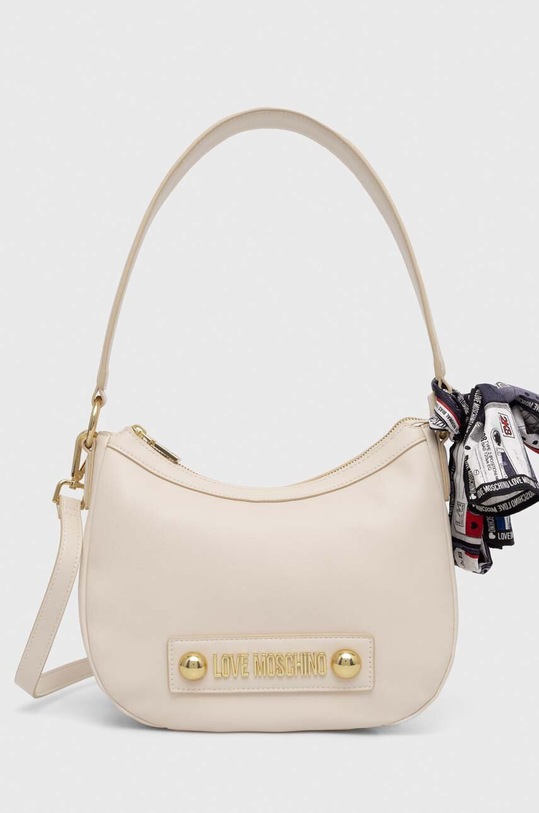 Love Moschino torebka nie mieści A4 beżowy JC4222PP08KD0