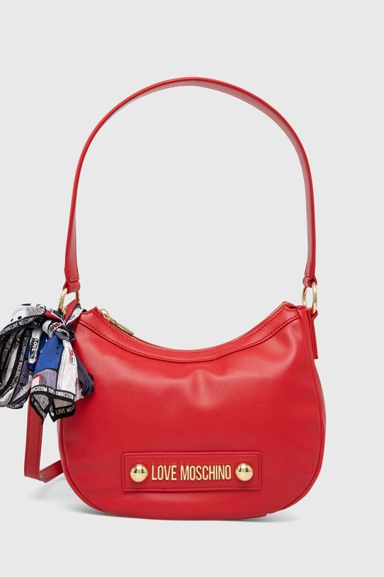 Torba Love Moschino bez uzorka crvena JC4222PP08KD0