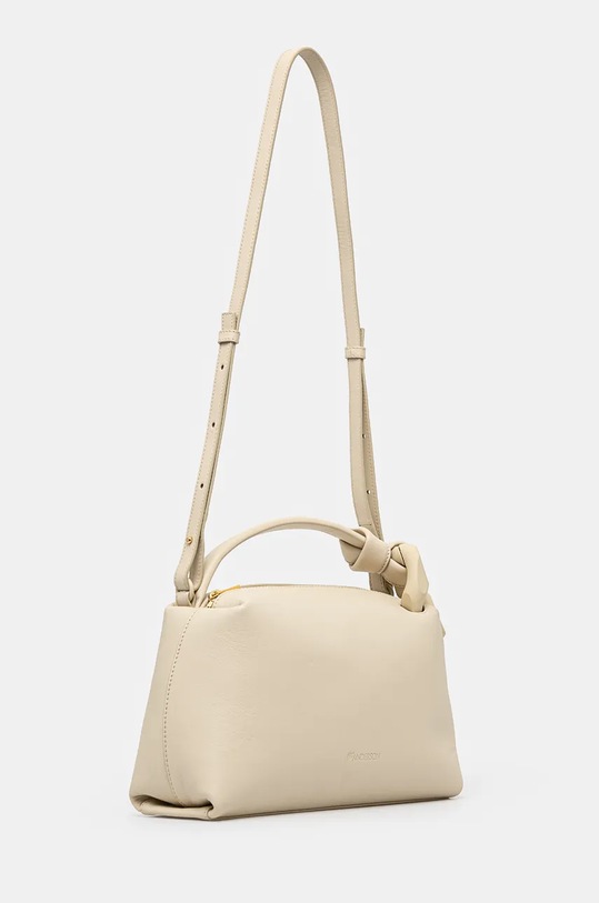 Kožená kabelka JW Anderson The Jwa Corner Bag HB0618.LA0307.135 béžová SS24