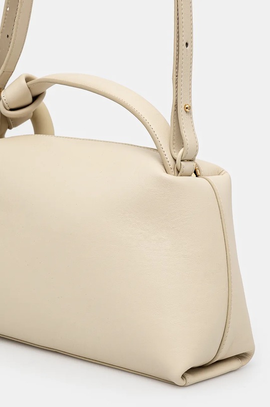 Doplňky Kožená kabelka JW Anderson The Jwa Corner Bag HB0618.LA0307.135 béžová