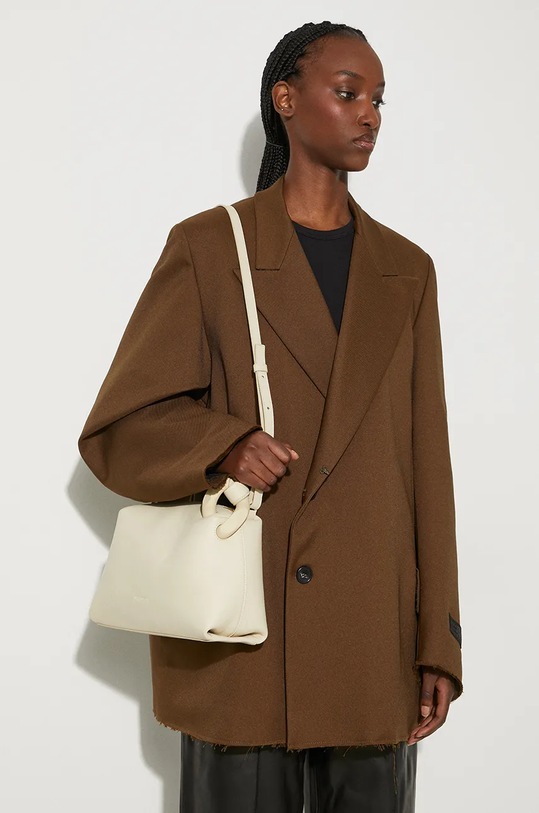 Kožená kabelka JW Anderson The Jwa Corner Bag HB0618.LA0307.135