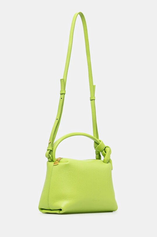 Кожаная сумочка JW Anderson The Jwa Small Corner Bag HB0619.LA0332.526 зелёный SS24