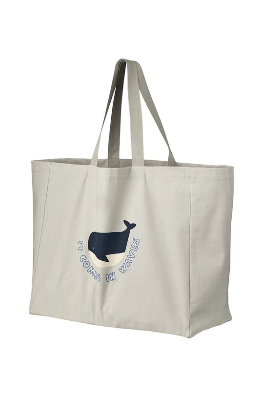 Liewood geanta de bumbac Maxi Totebag incape in A4 gri LW14739