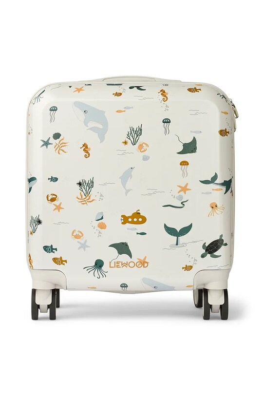 Liewood valiză pentru copii Hollie Hardcase Suitcase 76x36x33 cm incape in A4 bej LW18764