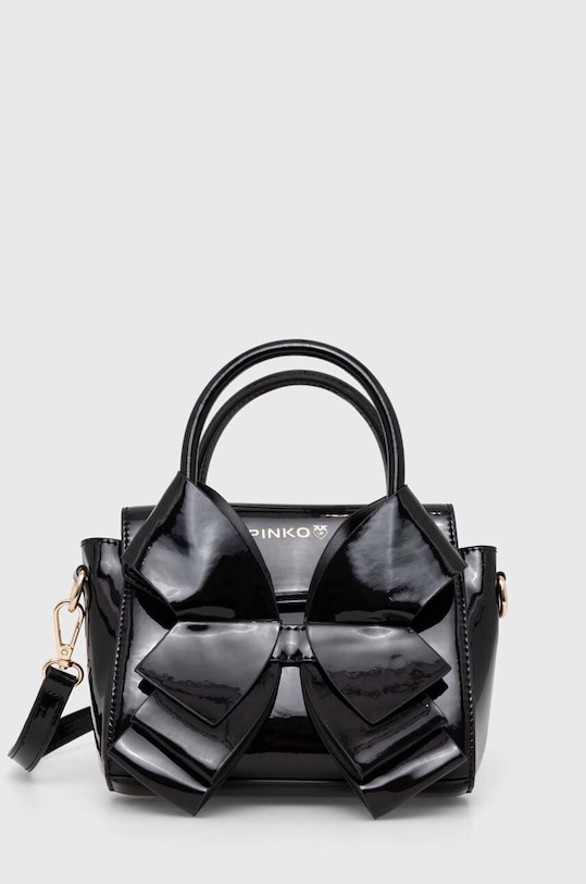 Pinko Up torebka nie mieści A4 czarny S4PIJGBA210
