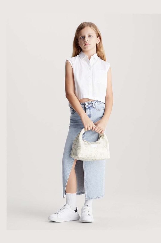 Detská kabelka Calvin Klein Jeans IU0IU00603.PPYH béžová