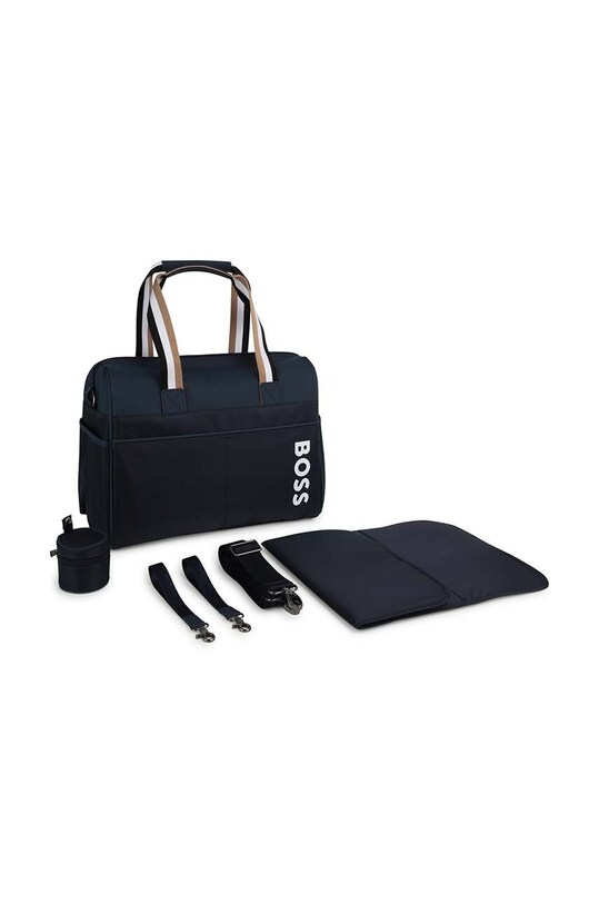 BOSS borsa da passeggino con fasciatoio blu navy J50939.