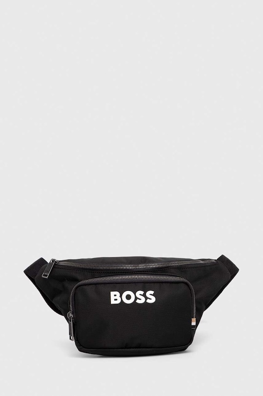 Чанта за кръст BOSS щампа черен 50511938