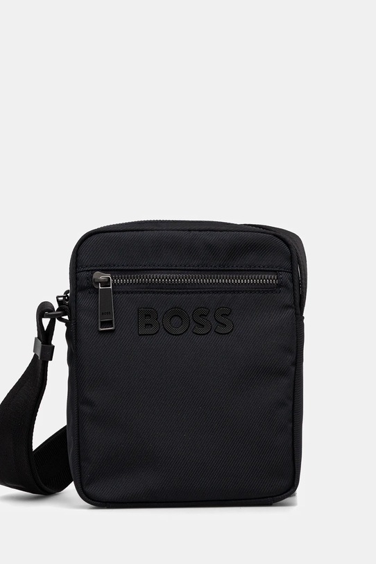 BOSS saszetka Catch_3.0_NS_Zip tekstylny czarny 50511961