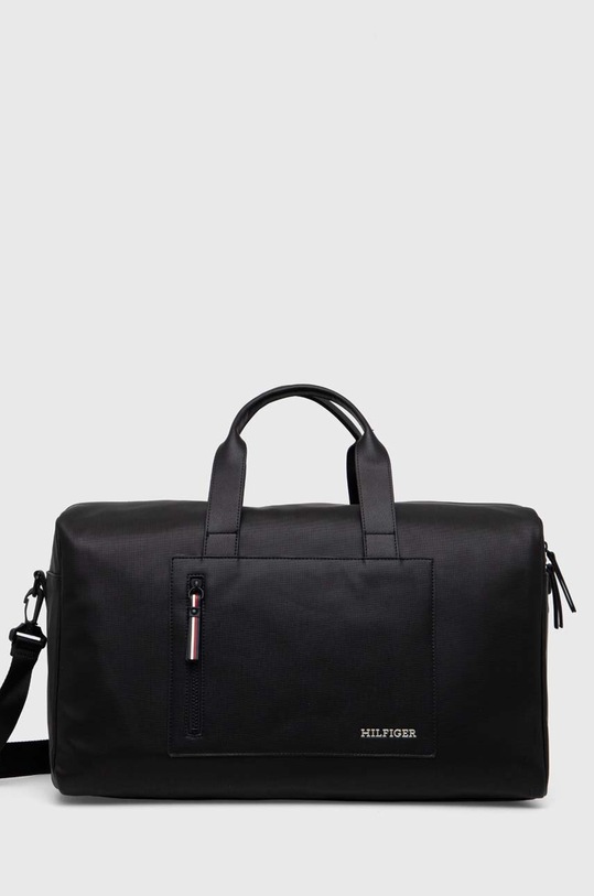Taška Tommy Hilfiger hladký černá AM0AM11779