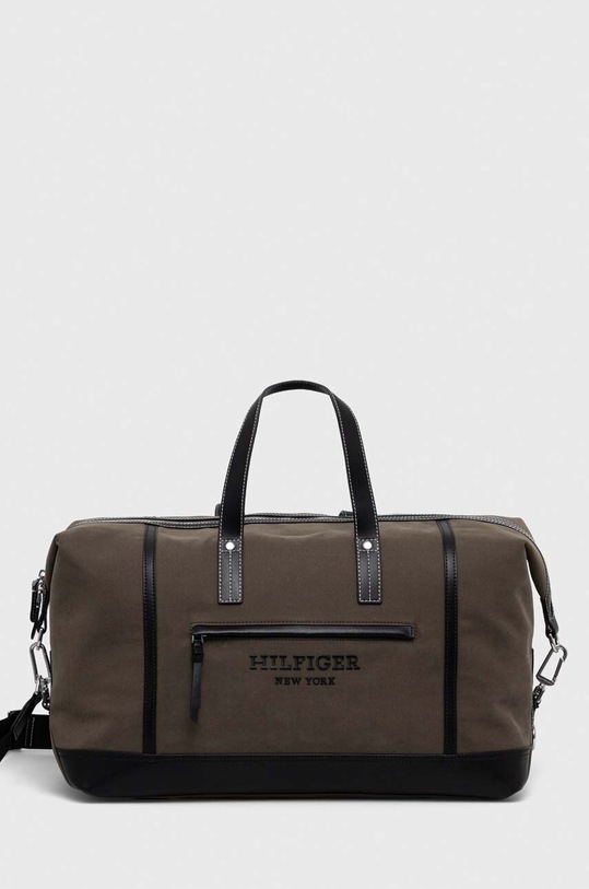 Taška Tommy Hilfiger jednofarebný zelená AM0AM11814