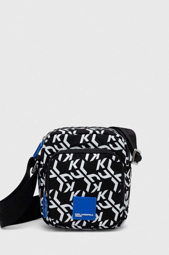 Karl Lagerfeld Jeans saszetka nie mieści A4 czarny 236D3006