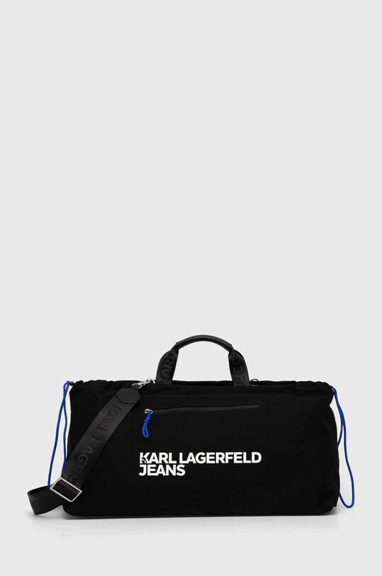 Karl Lagerfeld Jeans torba bawełniana tekstylny czarny 240D3096