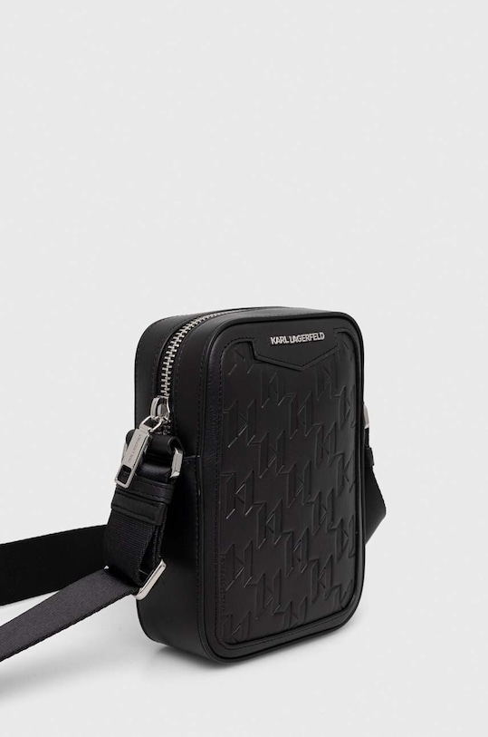 Karl Lagerfeld saszetka skórzana 240M3067 czarny SS24