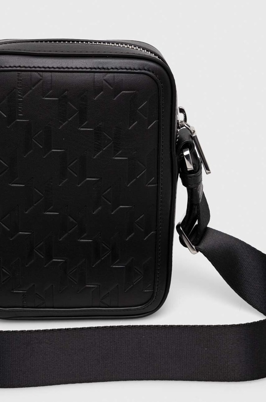 Akcesoria Karl Lagerfeld saszetka skórzana 240M3067 czarny