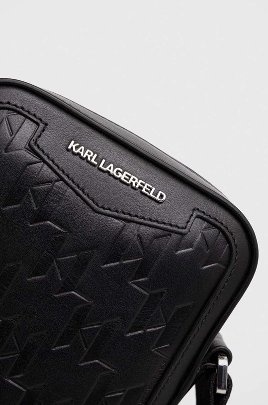 Karl Lagerfeld saszetka skórzana 240M3067 czarny