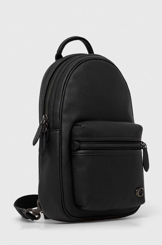Coach plecak skórzany CP162 czarny SS24
