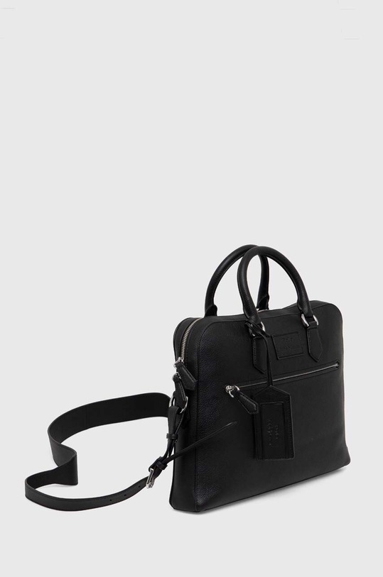 Polo Ralph Lauren bőr laptop táska 405913851 fekete SS24