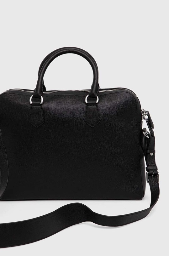 Kiegészítők Polo Ralph Lauren bőr laptop táska 405913851 fekete