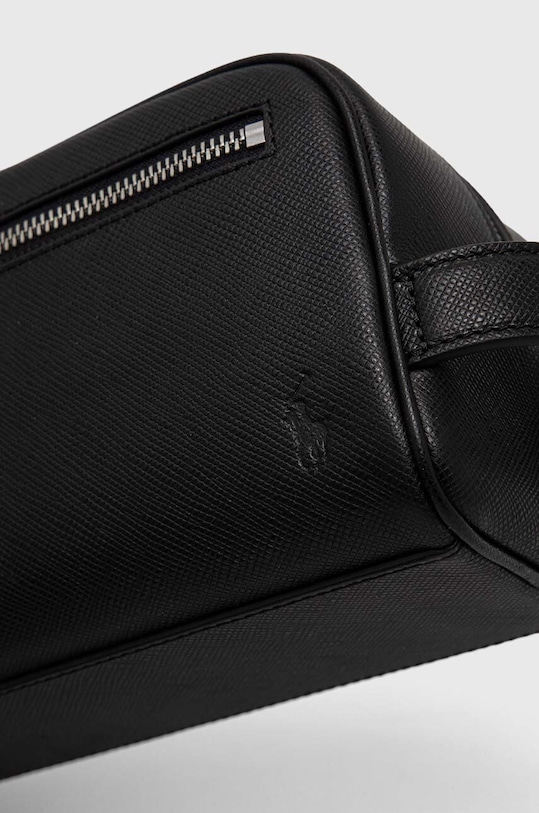 Polo Ralph Lauren kosmetyczka skórzana 405931676 czarny SS25