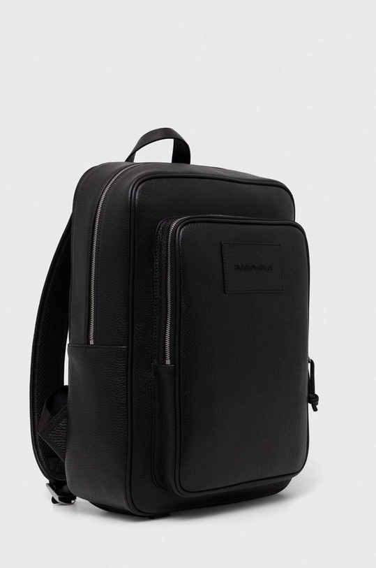 Emporio Armani ghiozdan de piele Y4O437.Y068E negru SS24