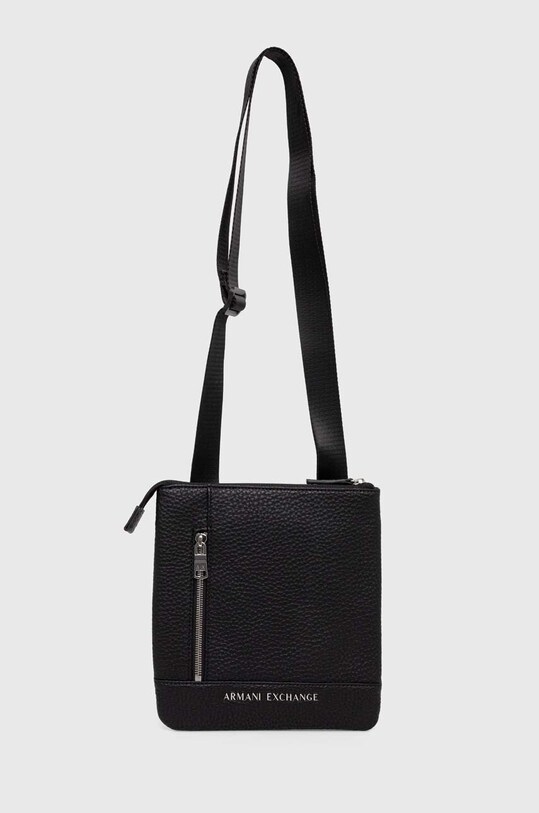 Armani Exchange saszetka nie mieści A4 czarny 952652.CC828
