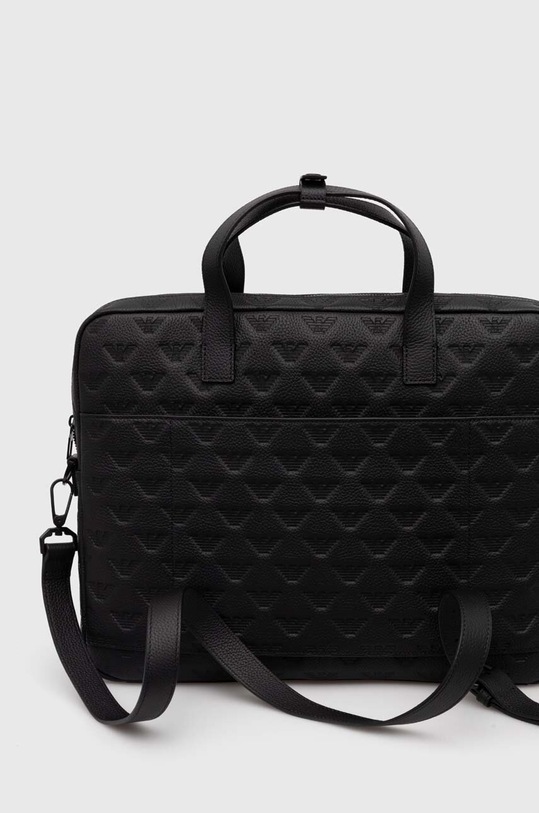 Akcesoria Emporio Armani torba skórzana Y4P358.Y142V.NOS czarny