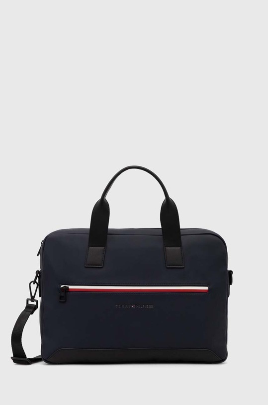 Tommy Hilfiger laptop táska szintetikus bőr sötétkék AM0AM12211