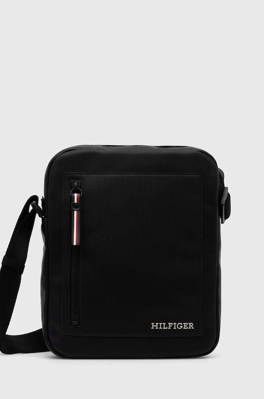 Tommy Hilfiger saszetka nie mieści A4 czarny AM0AM12355