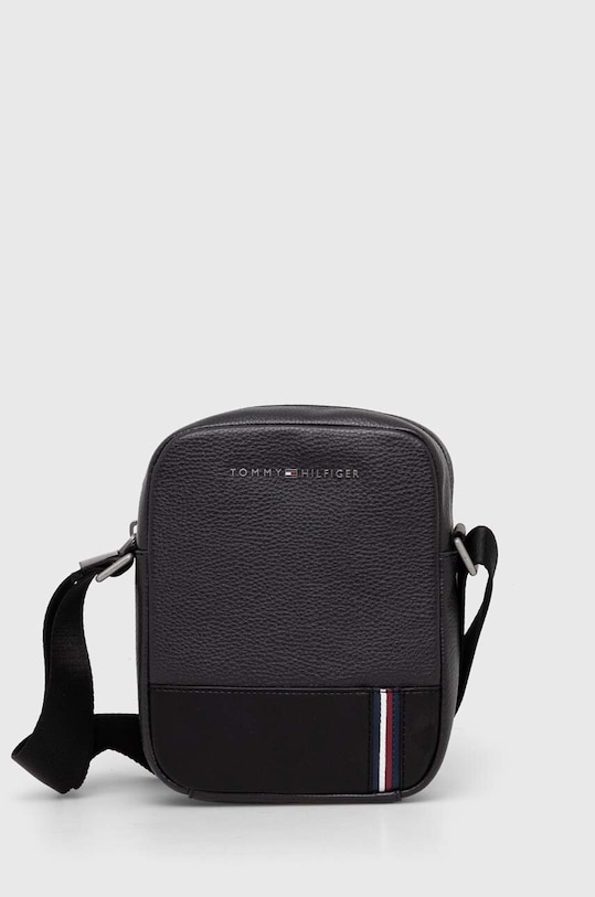 Σακίδιο Tommy Hilfiger απομίμηση λείου δέρματος γκρί AM0AM12449