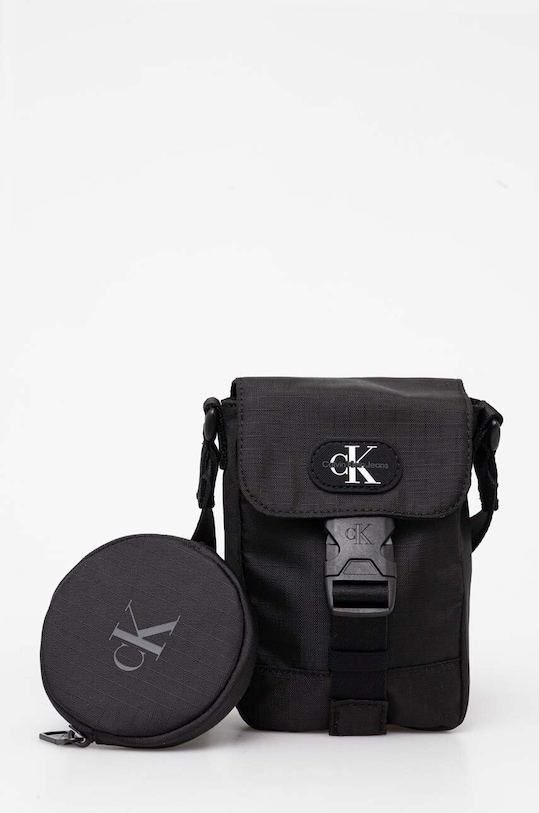 Ledvinka Calvin Klein Jeans hladký černá K50K511808