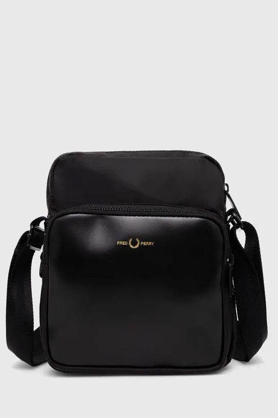 Fred Perry small items bag Nylon Twill Leather Side Bag