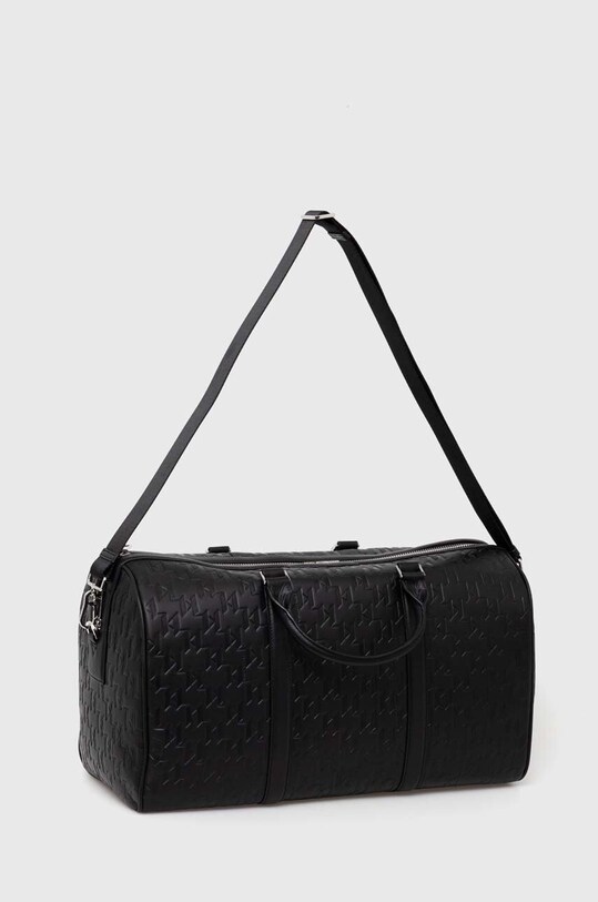 Kožená taška Karl Lagerfeld 240M3068 černá SS24