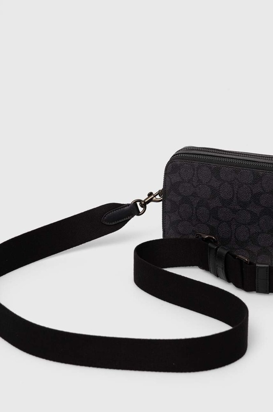 Kožená taška Coach CR783 šedá SS24