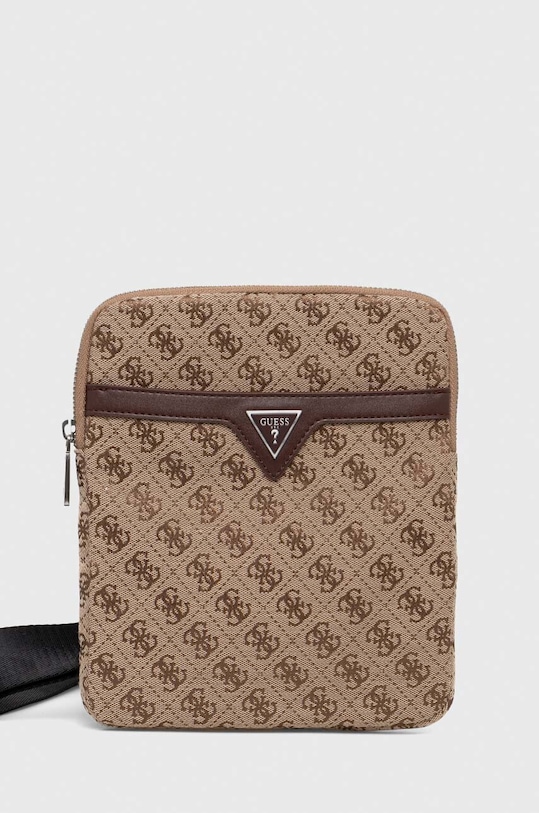 Guess saszetka VEZZOLA nie mieści A4 beżowy HMVZLJ.P4123