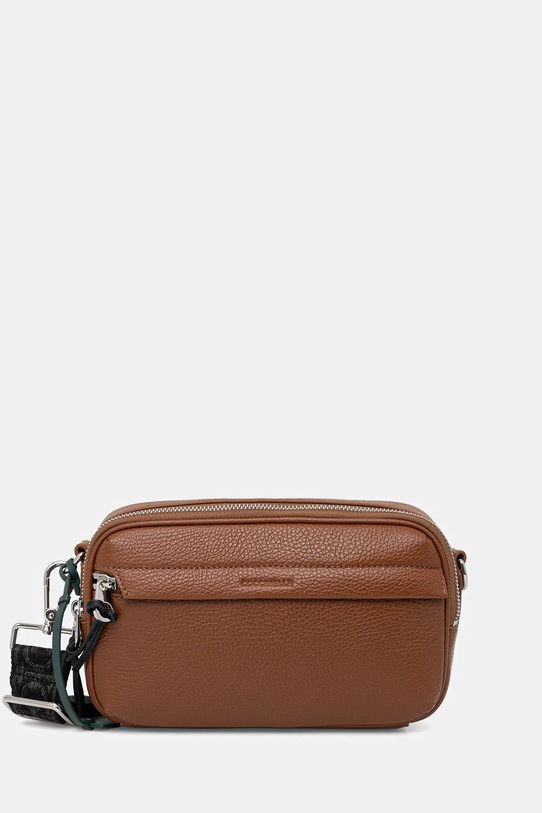 Coccinelle borsetă de piele uni maro E1.MUK.85.02.01