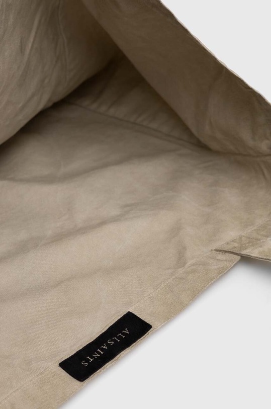 AllSaints torba bawełniana LARGE TIERRA TOTEBAG MB705Z beżowy