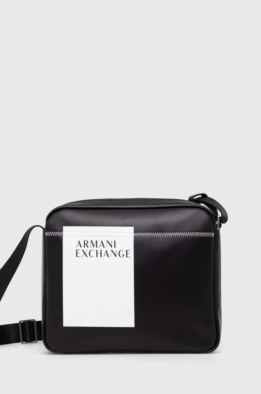 Armani Exchange saszetka nie mieści A4 czarny 952645.4R831