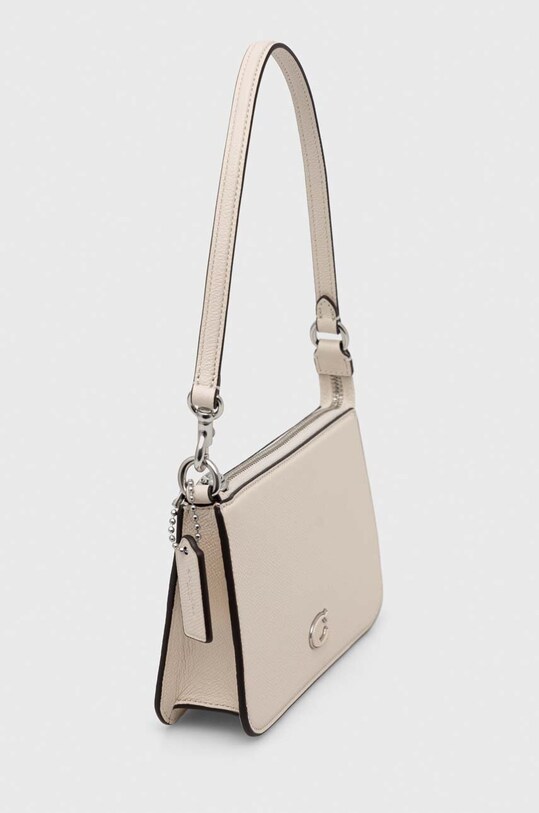 Шкіряна сумка Coach CJ797 бежевий SS24