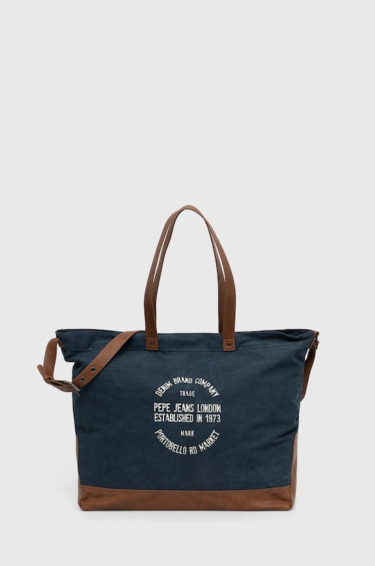 Torba Pepe Jeans Potisk mornarsko modra PU300011