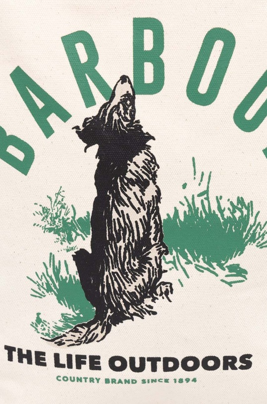 Bavlnená taška Barbour béžová UBA0698