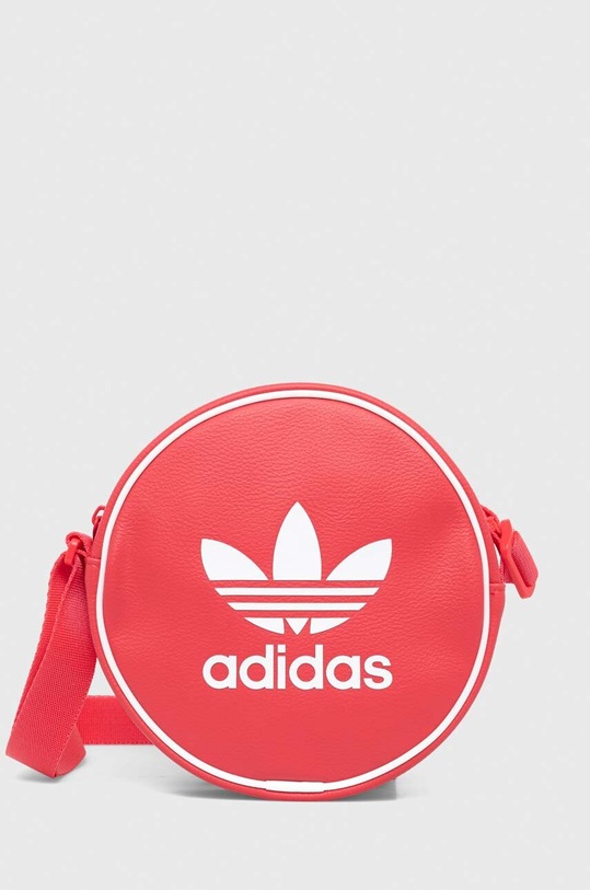 Malá taška adidas Originals imitácia kože červená IS4548