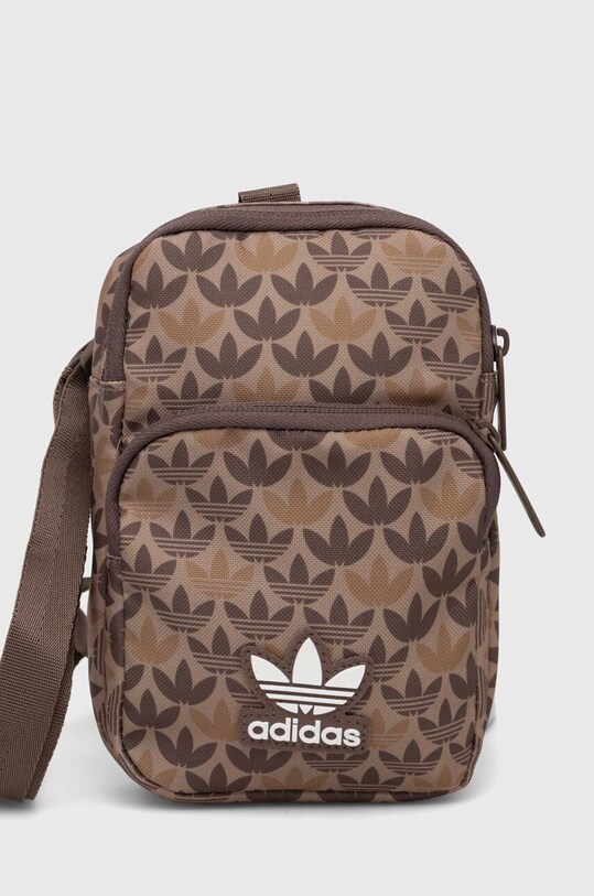 adidas Originals saszetka nie mieści A4 brązowy IU0012