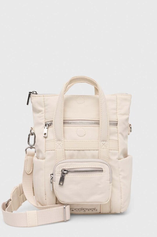 Чанта през рамо Desigual BASIC MODULAR VOYAGE изчистен бежов 24SAXY11