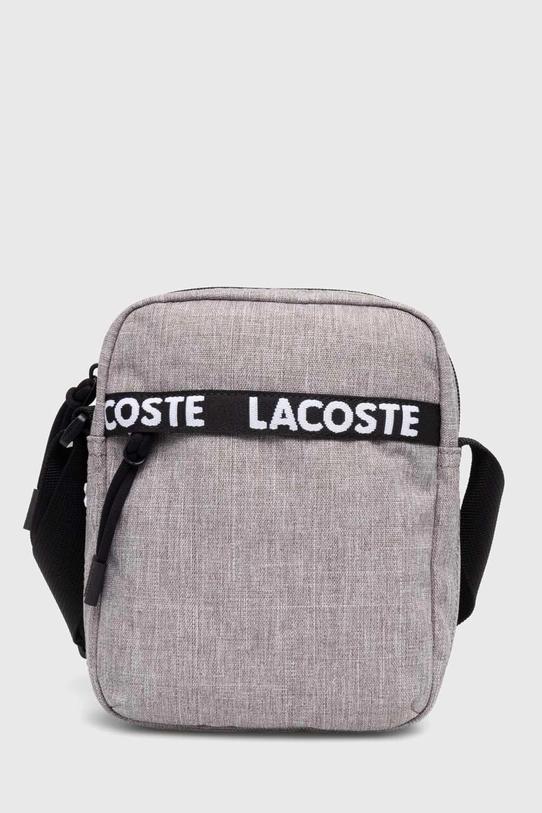 Torba Lacoste bez uzorka siva NH4608