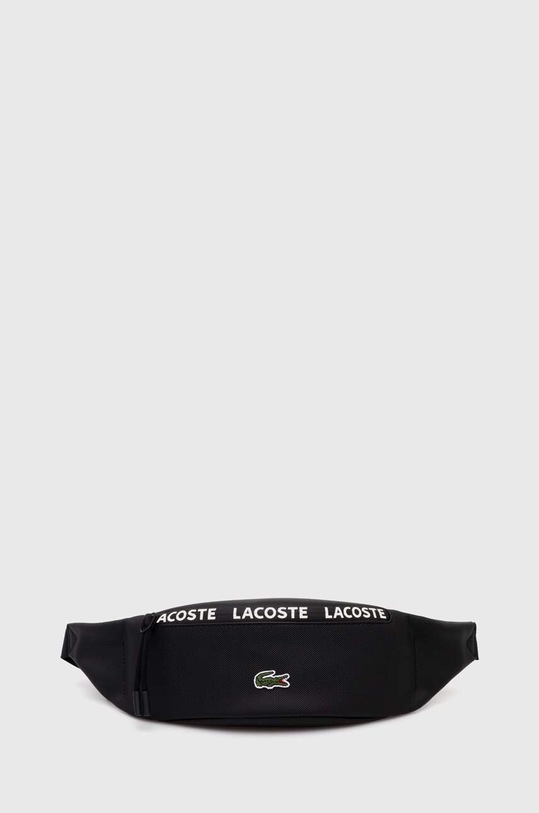 Τσάντα φάκελος Lacoste συνθετικό μαύρο NU4445