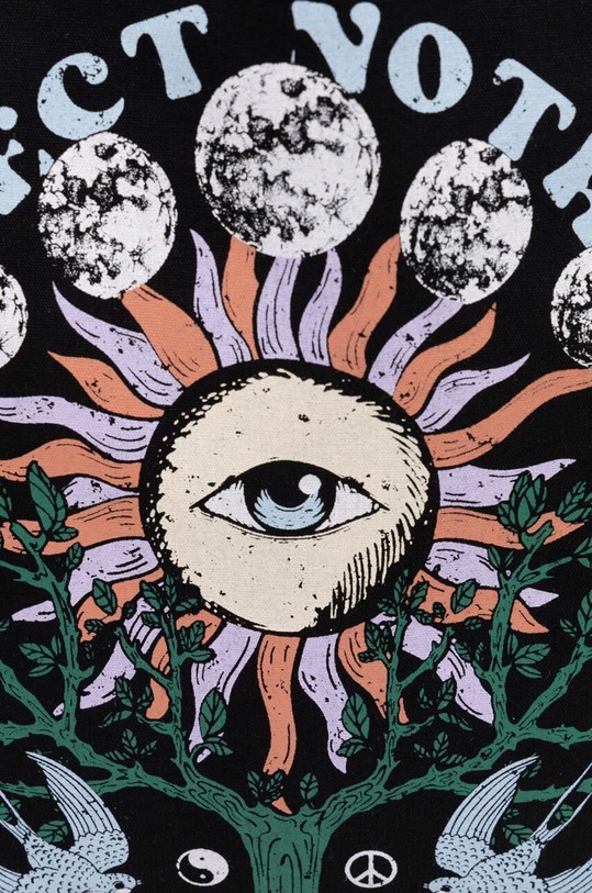 Bavlnená taška Kaotiko čierna AO013.01.1473