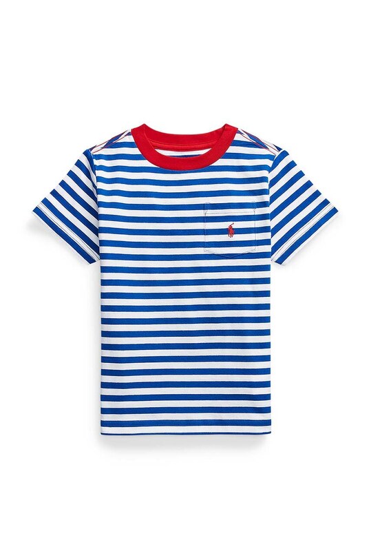 Παιδικό βαμβακερό μπλουζάκι Polo Ralph Lauren βαμβάκι μπλε 322926777001